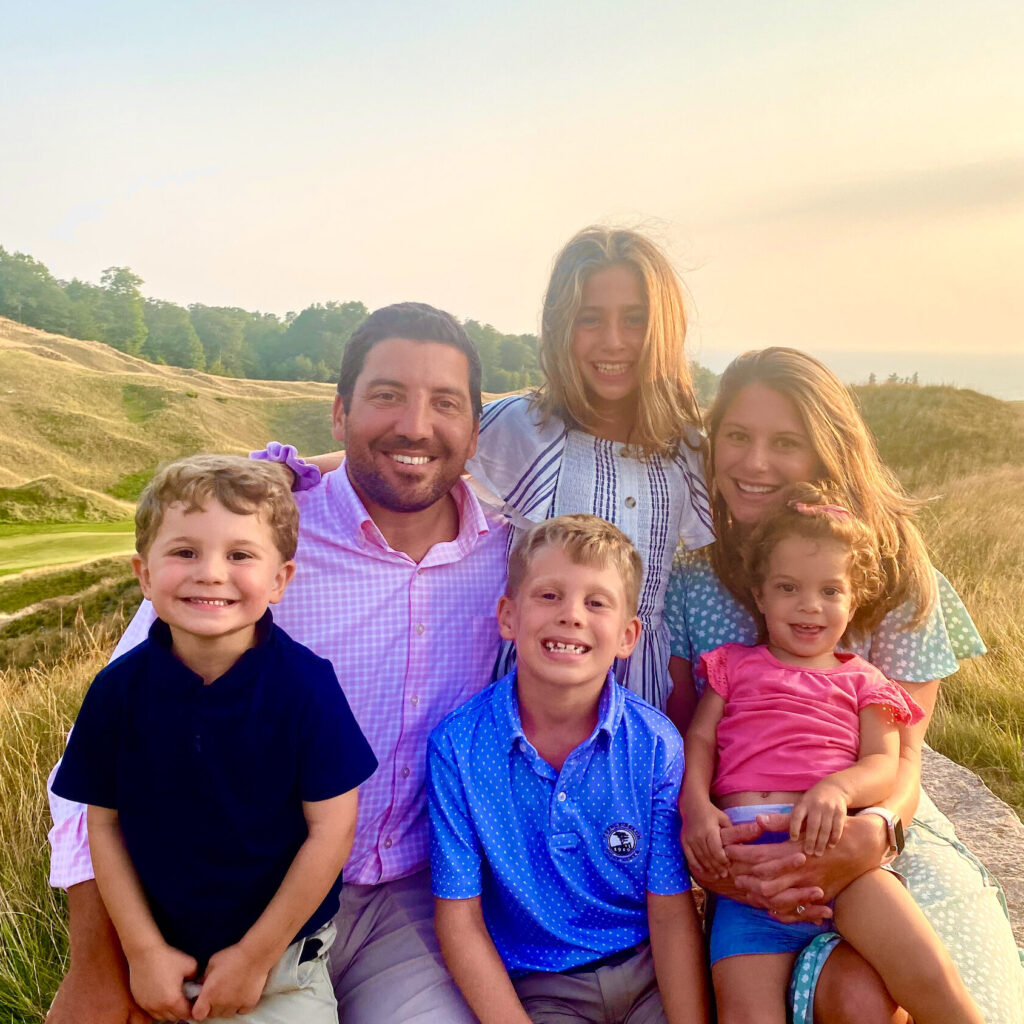 Greg Karanzalis with his Family